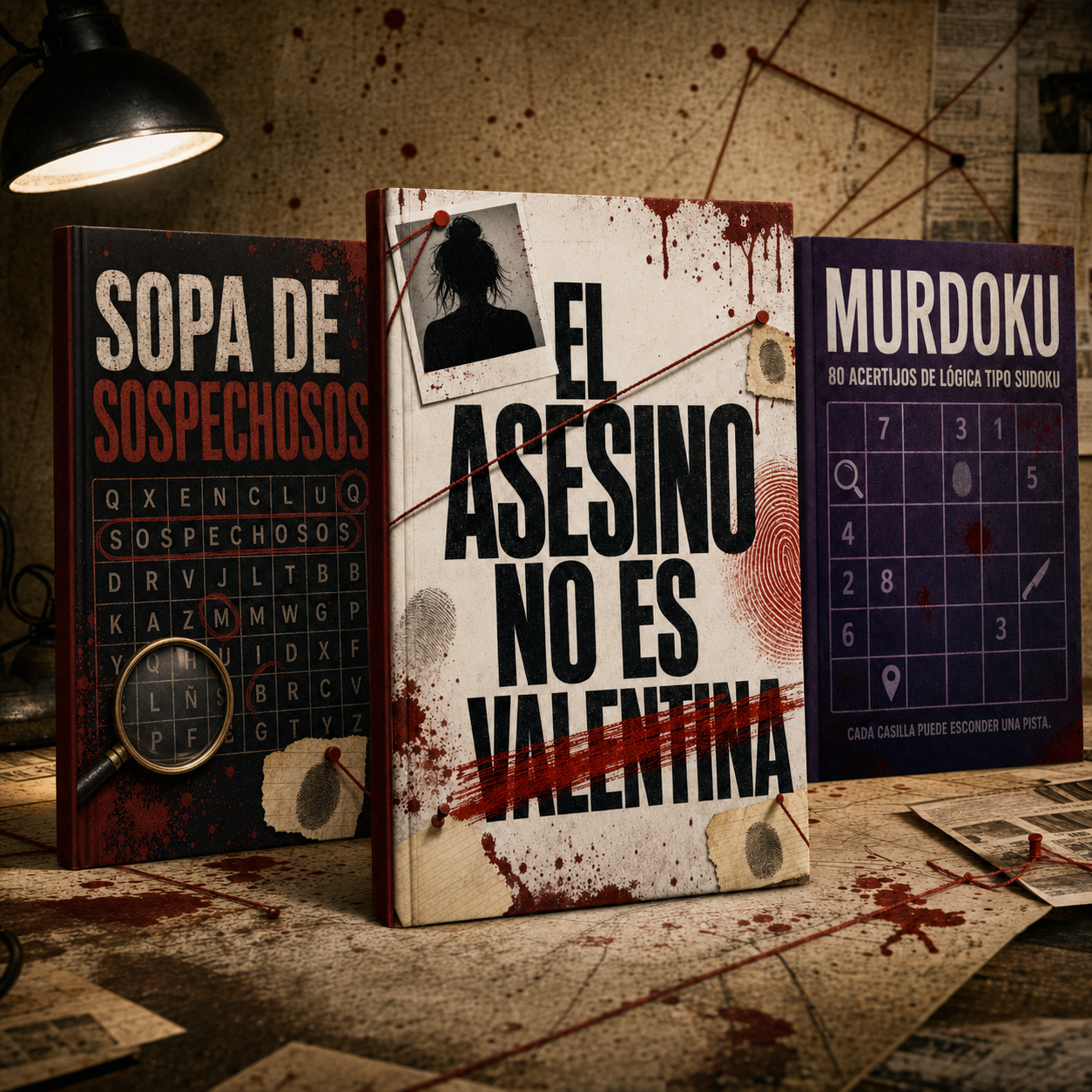 3X1 | El Asesino no es Sofía: El Enigma de los 47.700 Sospechosos + 2 Libros de Regalo